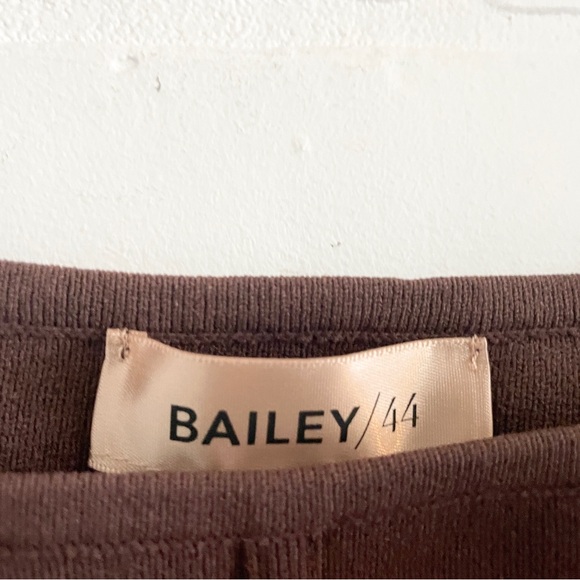 Anthro x Bailey 44 Chocolate Brown Corset Bustier Top Sculpting Knit Structured - Picture 4 of 11